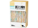 透明袋入り楊枝100本 やなぎプロダクツ 96060054
