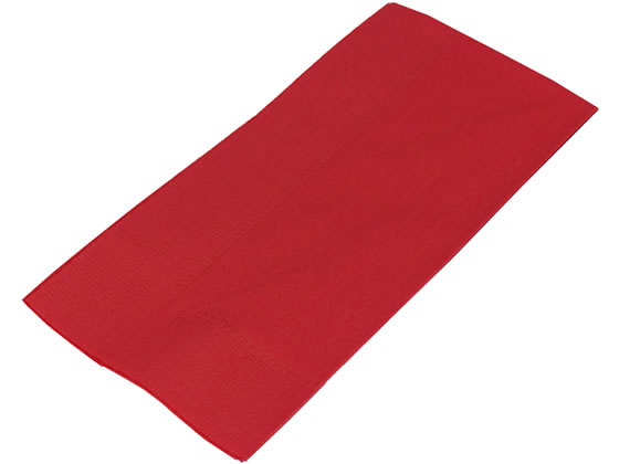 カラーナプキン 8つ折 イタリアンレッド 50枚 アートナップ D28-IR-J