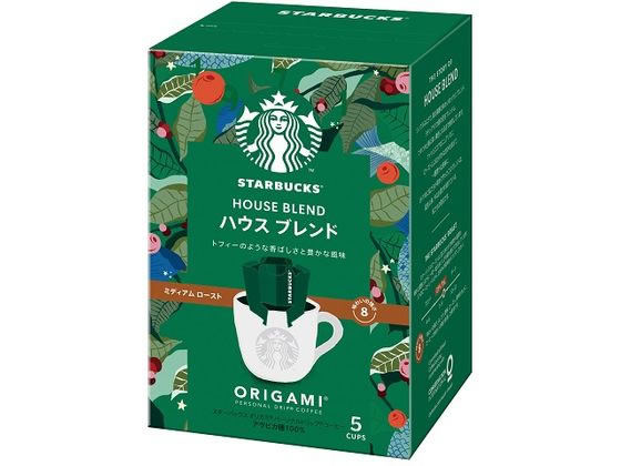 スターバックス コーヒーギフト（500円程度） スターバックス オリガミ ハウス ブレンド 5袋 ネスレ