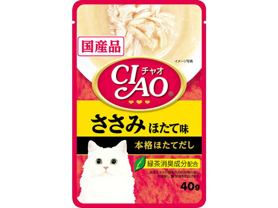 CIAOパウチ ささみ ほたて味 40g いな