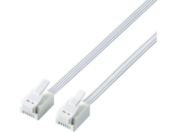ツメ折れ防止モジュラーケーブル 10m エレコム MJ-T10WH