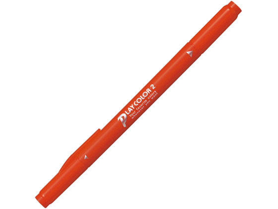 水性サインペン プレイカラー2 トマトレッド×5本 トンボ鉛筆 WS-TP67