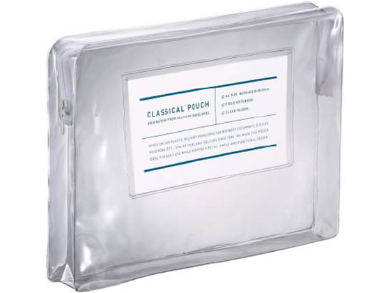 A4ケース〈クラシカルポーチ〉 クリア コクヨ F-VBF230T