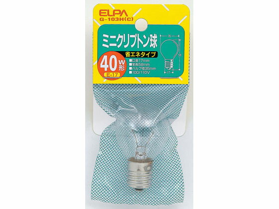 ץȥ 40W E17ꥢ īŴ G-103H(C)