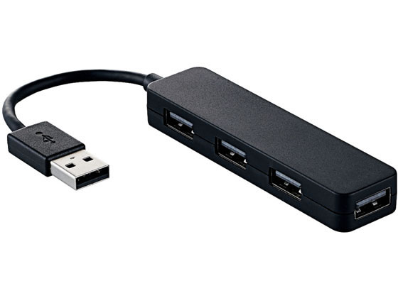 USB2.0ハブ コンパクト 4ポート エレ