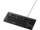有線コンパクトキーボード メンブレン式 エレコム TK-FCM103BK