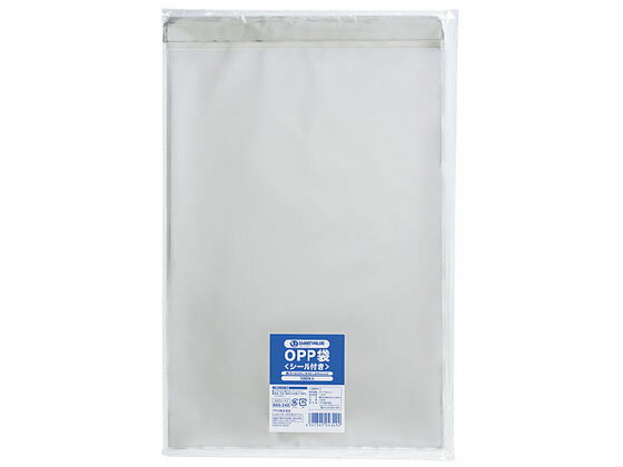 OPP袋(フタシール付き) 角2 100枚 スマートバリュー B626J-K2