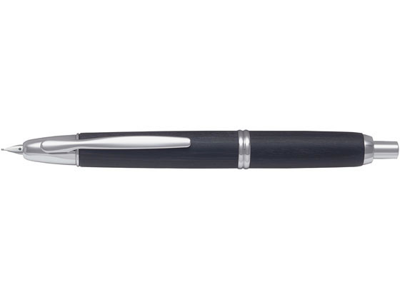 万年筆 キャップレス 木軸 ブラック 硬めの中字 パイロット FC-25SK-B-M