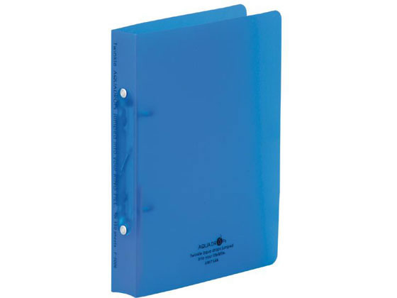 AQUA DROPs リングファイル[ツイストリング] A5タテ 2穴 青 リヒトラブ F5006-8