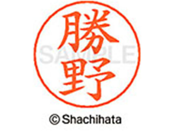 ネームペン用ネーム シルバー 既製 勝野 シヤチハタ X-GPS-0718(3)