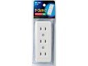 テーブルタップ 4個口 ホワイト 朝日電器 A-43H