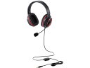 ゲーミングヘッドセット 40mmドライバー ブラック エレコム HS-G30BK