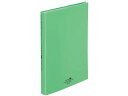 AQUA DROPs クリヤーブックフラット A4タテ 40P 黄緑 リヒトラブ N5063-6