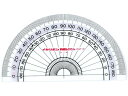 パルカラー定規 10cm分度器 西敬 PP-10