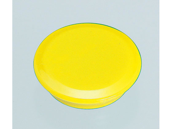 マグネットタック 直径40mm 黄 10個 西敬 CMT-40RY