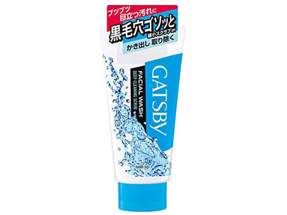 ギャツビー フェイシャルウォッシュ ディープクリーニングスクラブ 130g マンダム