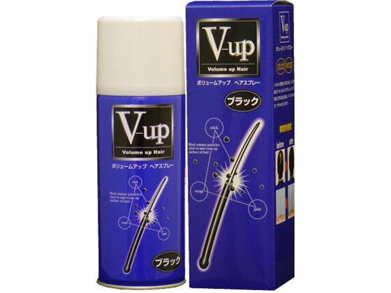 V-UPヘアスプレー ブラック 200G ピノーレ