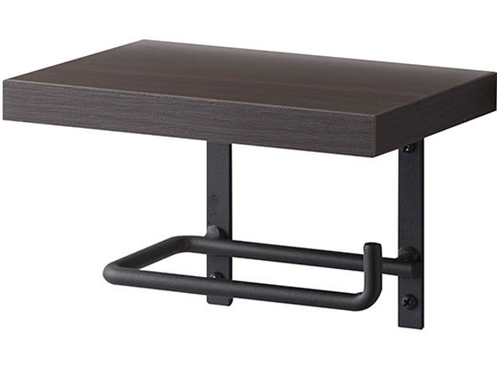 アイアンペーパーホルダー棚付 トイレ用 SANEI W2107-D