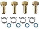 ペアホース金具セット SANEI T421-4S-15A