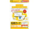 マルチ名刺カード 白 A4 10面 10枚 サンワサプライ JP-MCMT01N