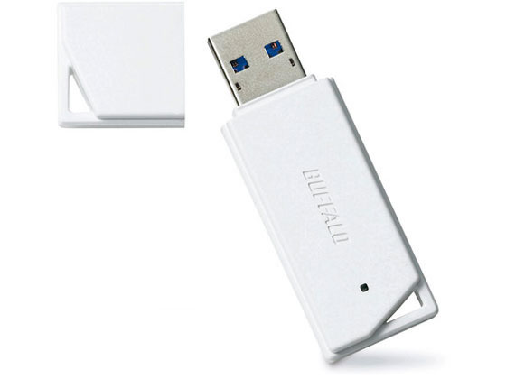 USBメモリ バリューモデル 16GB ホワイト バッファロー RUF3-K16GB-WH