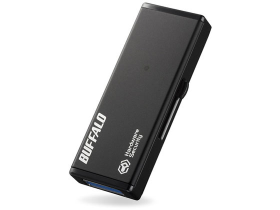 強制暗号化機能USBメモリ 4GB バッファロー RUF3-HSL4G