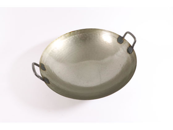 鉄打出広東鍋(取手溶接)36cm 山田工業所