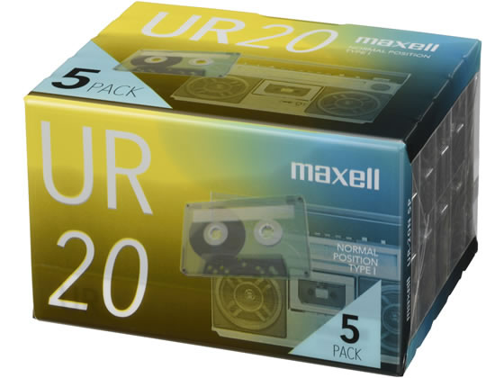 カセットテープ 20分 5巻 マクセル UR