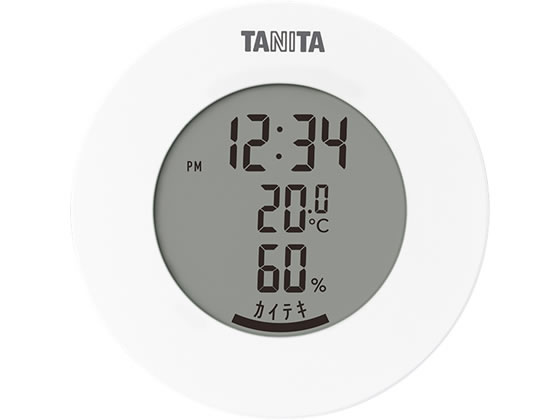 デジタル温湿度計 ホワイト タニタ TT-585-WH