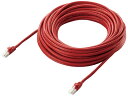Cat6 LANケーブル 15m レッド エレコム LD-GPT/R15/RS