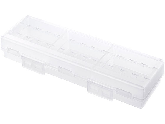 電池ケース 単3形専用大容量タイプ・クリア サンワサプライ DG-BT7C