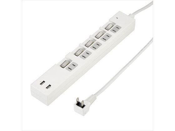 䥶/̥åեå(5AC+2USB3.4A) 2m ۥ磻 䥶拾ݥ졼 Y02KS752WH2U