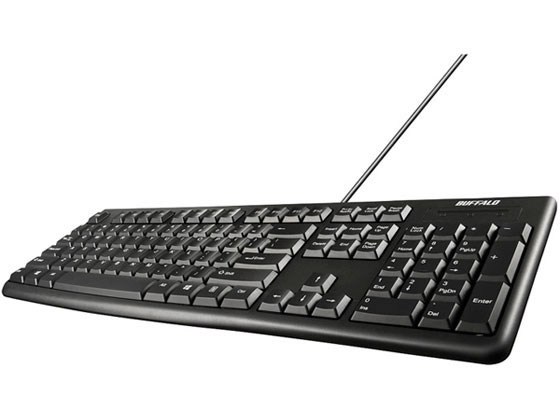USB有線キーボード English配列 バッファロー BSKBU100ENBK
