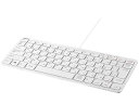 USB接続 有線コンパクトキーボード ホワイト バッファロー BSKBU300WH