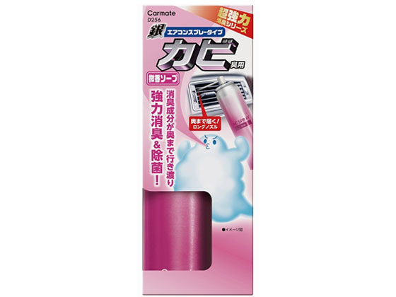 超強力ACスプレー 銀 カビ臭用 ソープ 90mL カーメイト D256