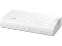 8ポート レイヤー2スイッチングハブ ホワイト I・O DATA ETX-ESH08WC