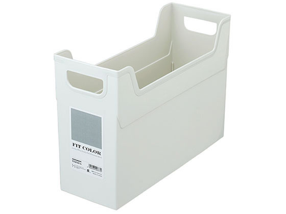 フィットカラー A4ファイルボックス グレー ナカバヤシ FB-FCE4S-GY