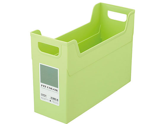 フィットカラー A4ファイルボックス グリーン ナカバヤシ FB-FCE4S-GN