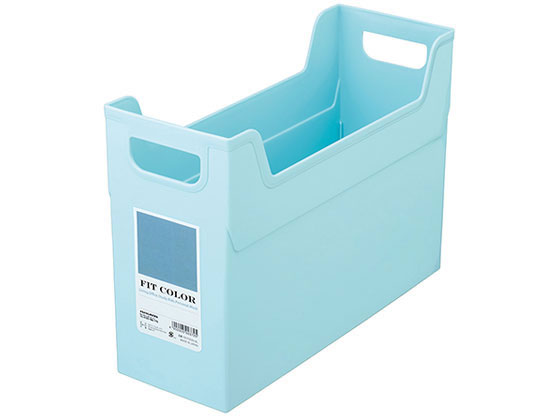 フィットカラー A4ファイルボックス ブルー ナカバヤシ FB-FCE4S-BL