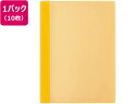通知表ファイル タテ入 6ポケット イエロー 10枚 プラス 79874FL-190GD1P