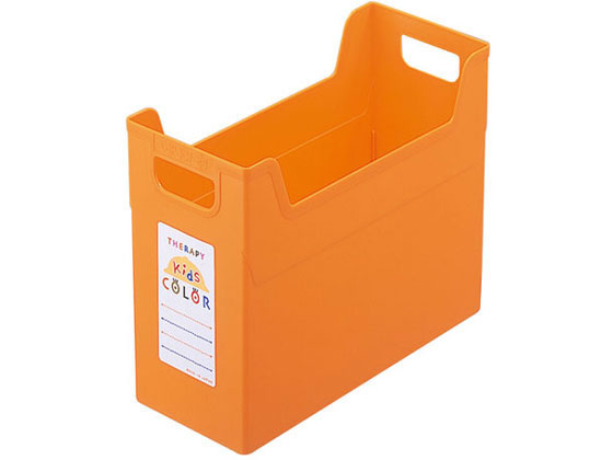 セラピーキッズカラー ファイルボックスA4 オレンジ ナカバヤシ フボ-TC4-KO
