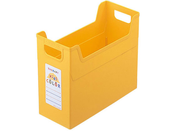 セラピーキッズカラー ファイルボックスA4 イエロー ナカバヤシ フボ-TC4-KY