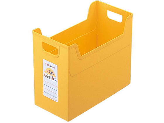 セラピーキッズカラー ファイルボックスA4ワイド イエロー ナカバヤシ フボ-TCW4-KY