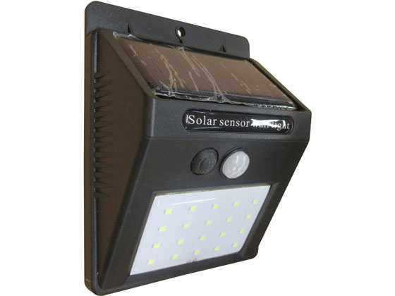 ソーラー電池付 人感検知LED ブロードウォッチ LED-SOL-200