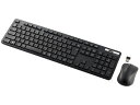キーボード ワイヤレス マウス付 抗菌 フル エレコム TK-FDM110MKBK