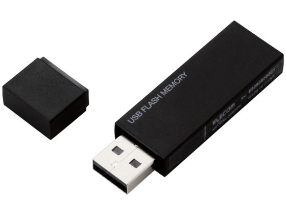 USBメモリ キャップ 16GB 暗号化セキュリティ エレコム MF-MSU2B16GBK