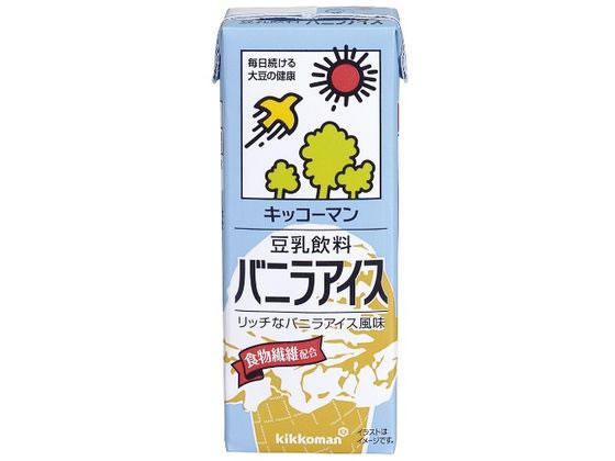 豆乳 飲料バニラアイス 200ML キッコ