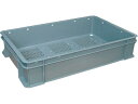 K-3 パン箱 浅型 グレー 070493001