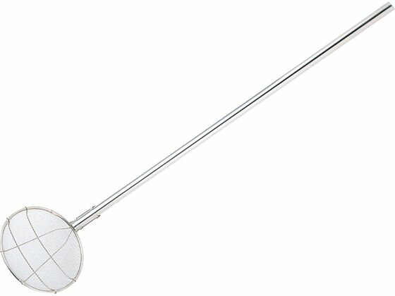 新越/パイプ柄 丸スクイ網 24cm 細目 1m柄 30236 新越ワークス 013411002