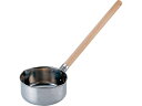 カシワ 18-8口出し水杓子 10cm (300cc) 目盛付 032322010